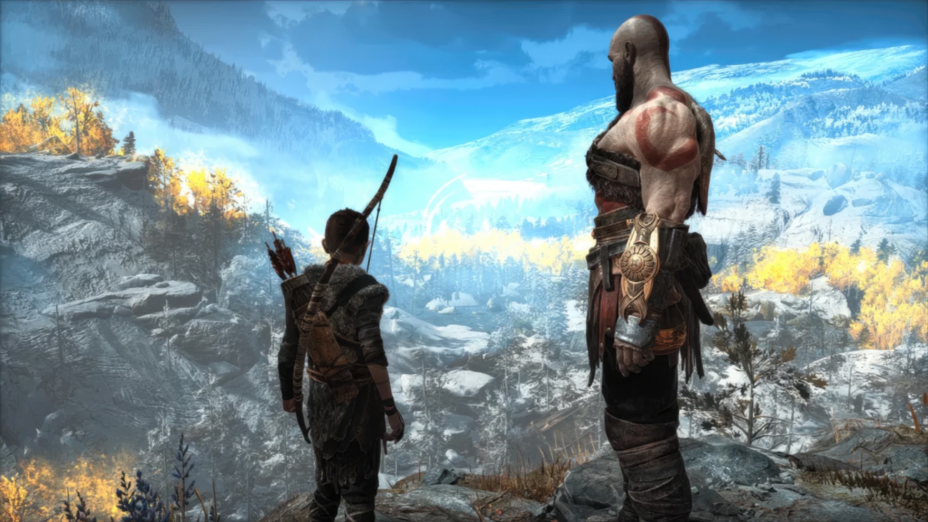 Обложка: скриншот из игры God of War