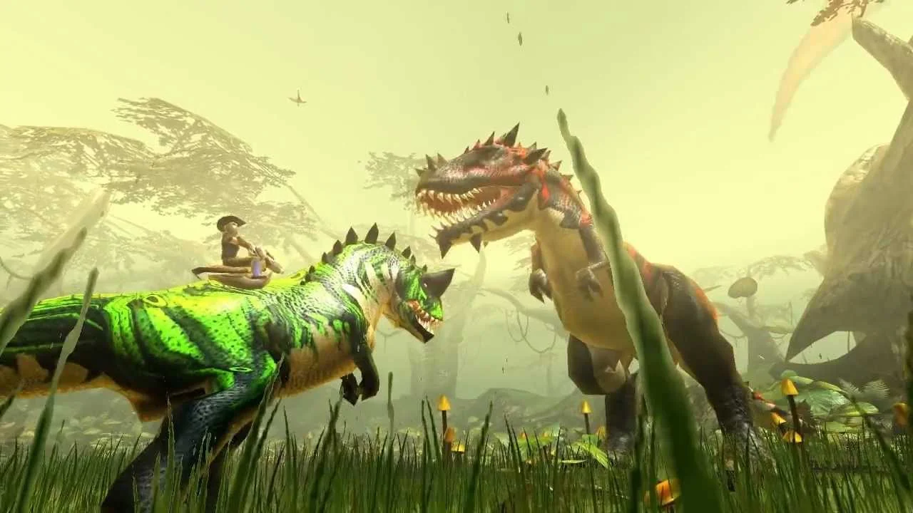 Кадр из игры Dino Storm