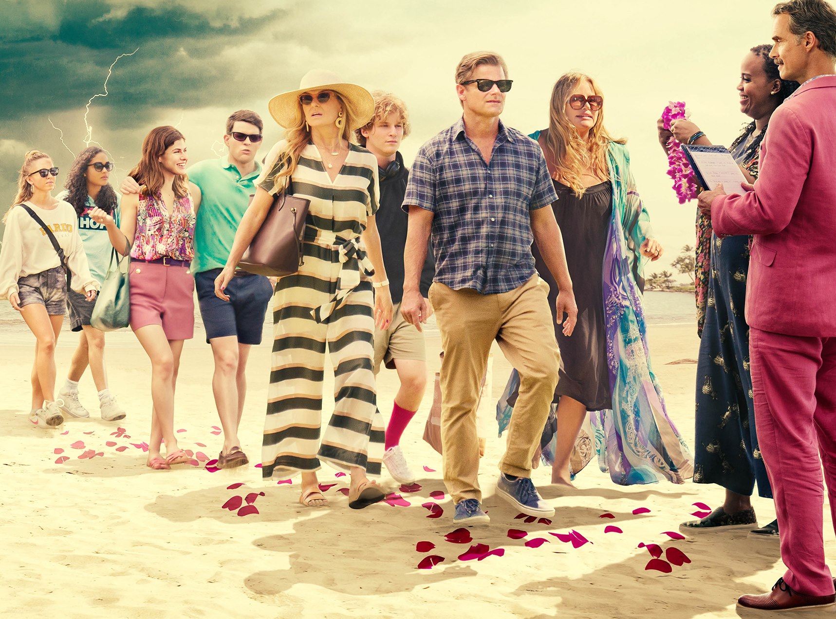 Обложка: постер сериала «Белый лотос» (2021—…)