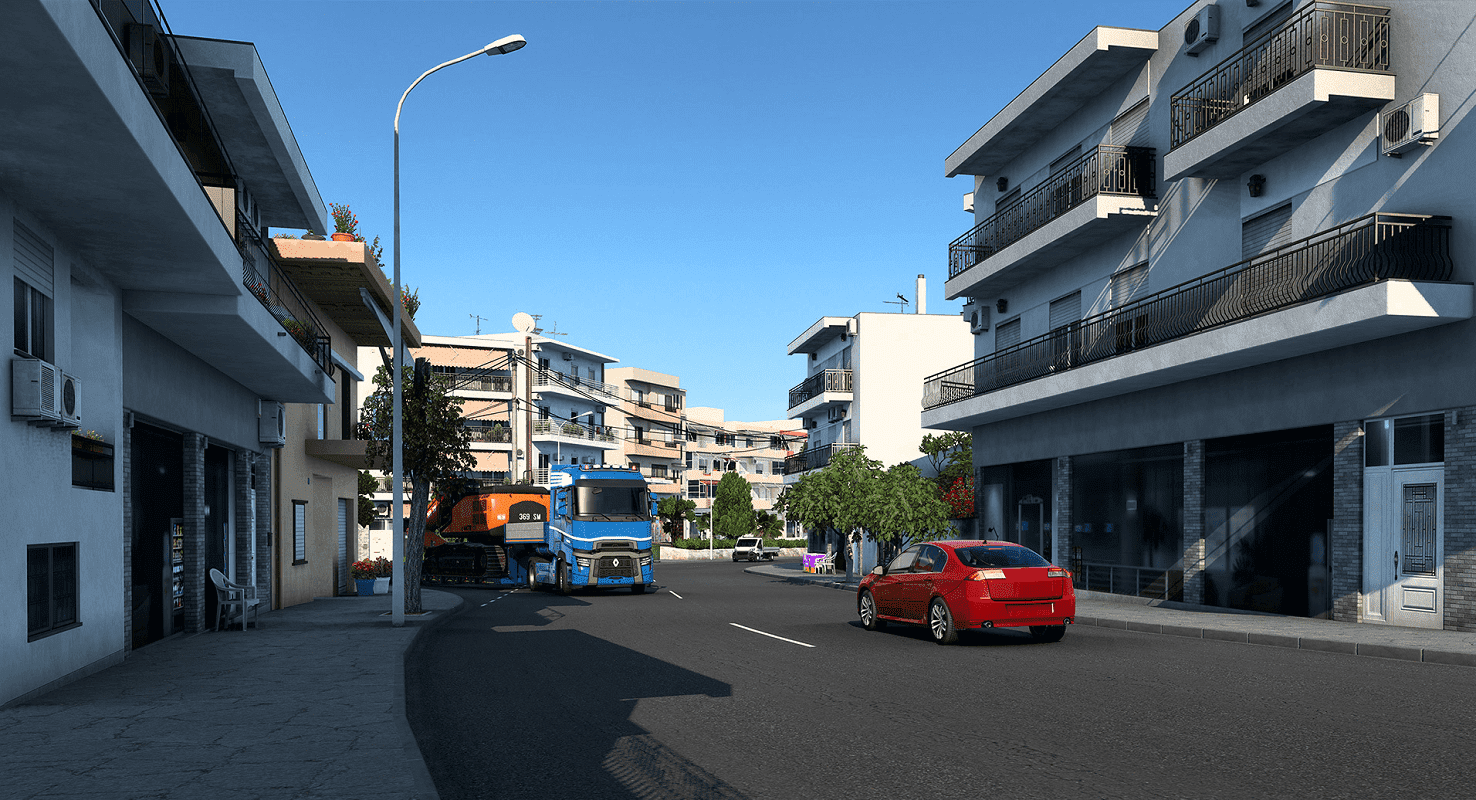 Следующее дополнение для Euro Truck Simulator 2 отправит игроков в яркую Грецию