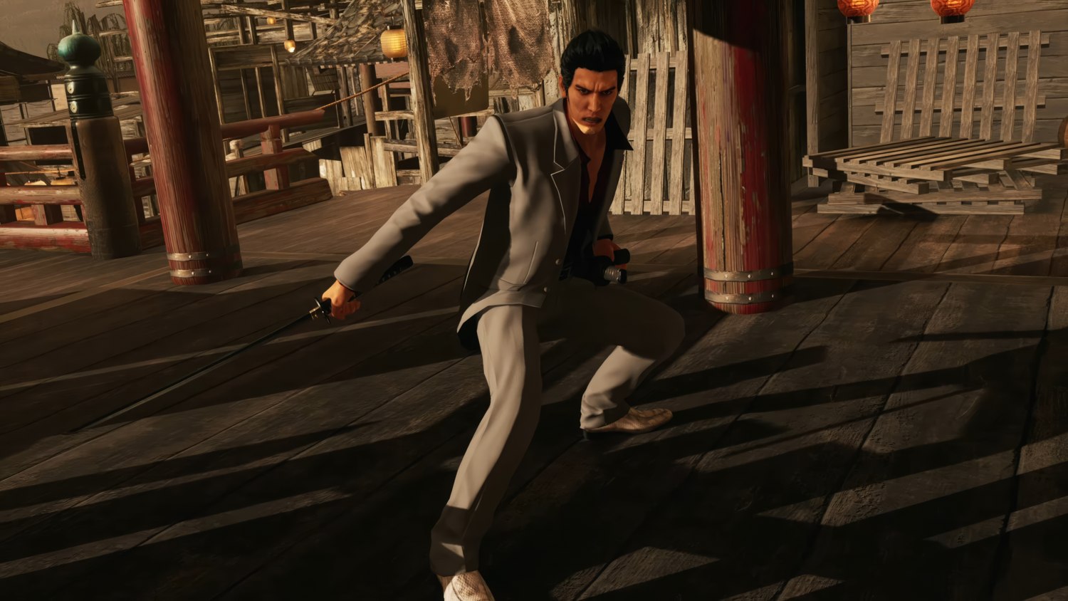 Обложка: скриншот из игры Like a Dragon: Ishin