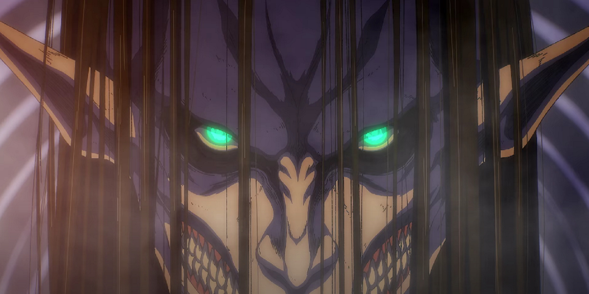 Обложка: кадр из трейлера «Атаки титанов» (2013—…)