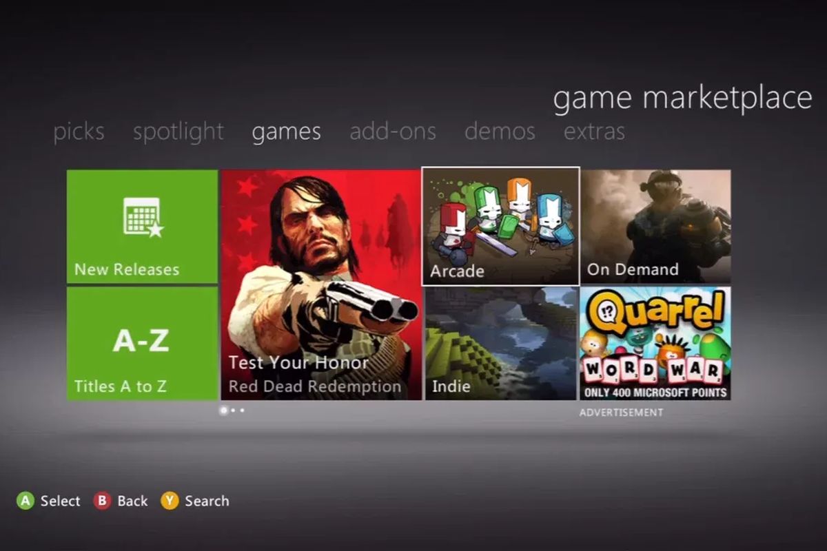 Microsoft опровергла информацию о закрытии Xbox 360 Marketplace