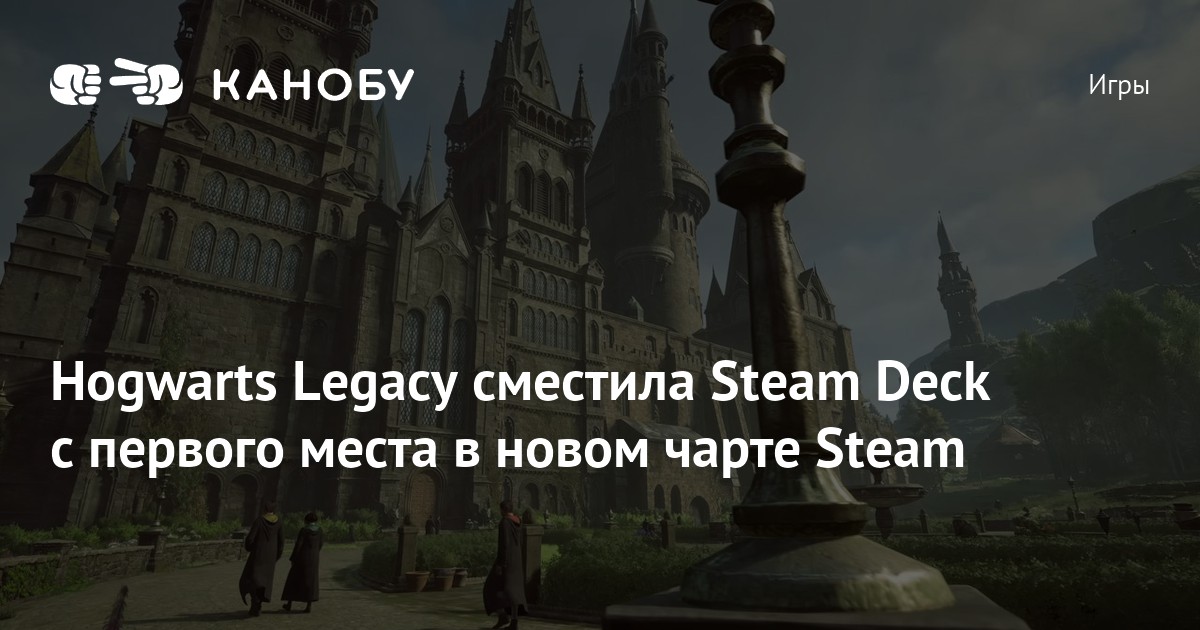 Hogwarts Legacy é o mais jogado na Steam Deck