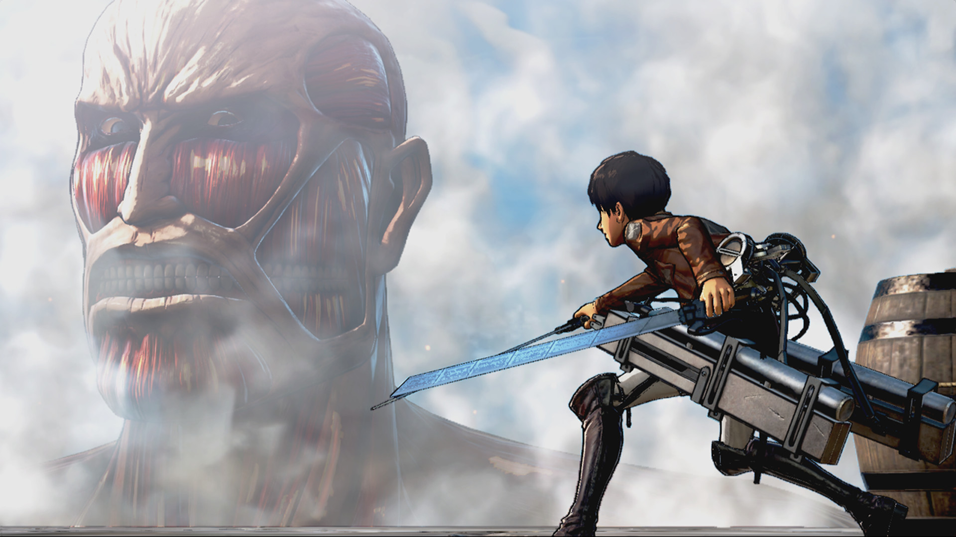 Обложка: скриншот из игры Attack on Titan / A.O.T.: Wings of Freedom