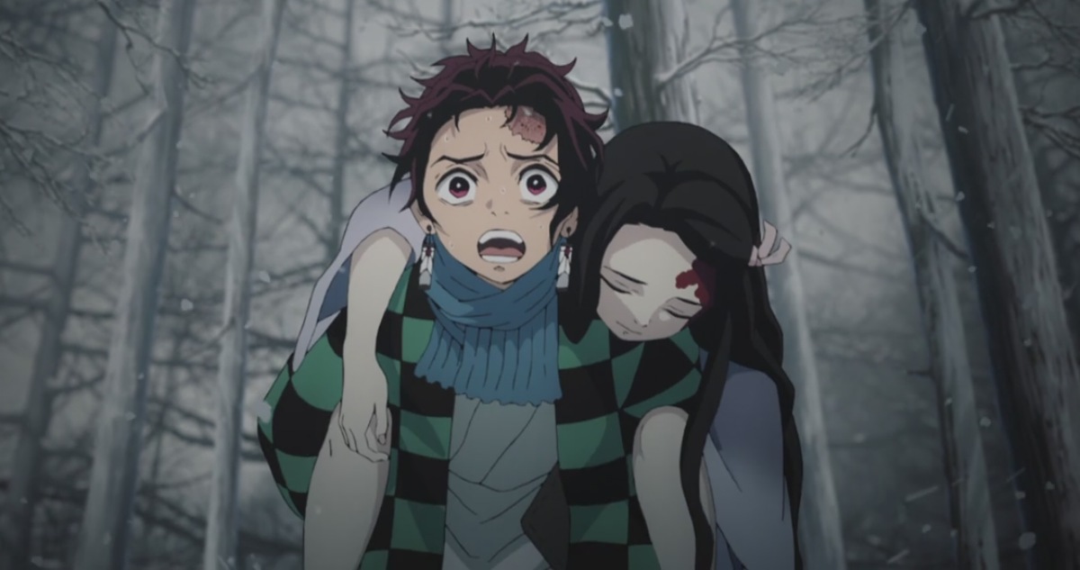 Кадр из аниме-сериала «Клинок, рассекающий демонов»