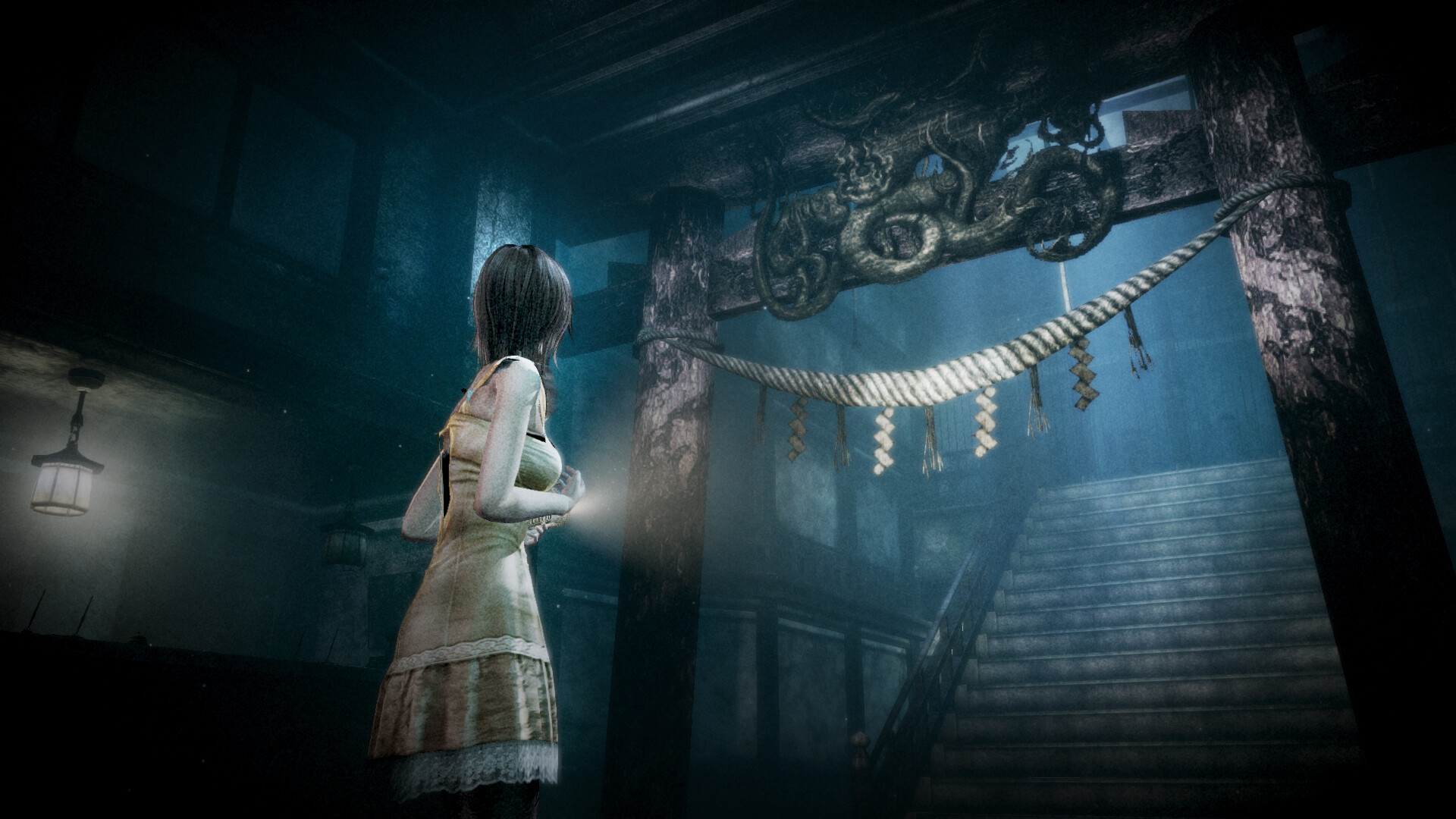 Обложка: скриншот из ремейка Fatal Frame: Mask of the Lunar Eclipse