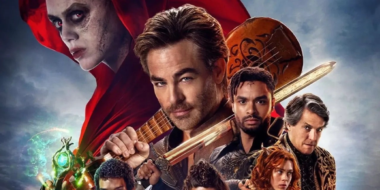 Обложка: постер фильма «Подземелья и драконы: Честь среди воров»