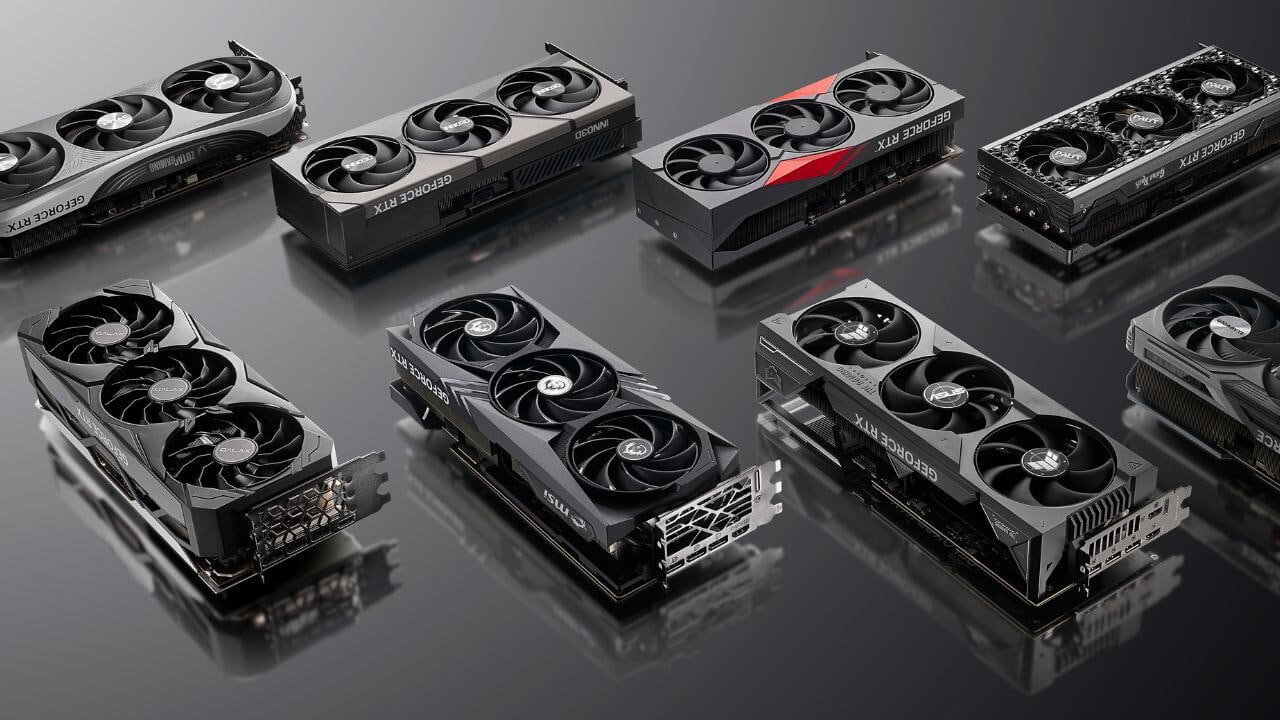 Обложка: промо-изображение видеокарт Nvidia RTX