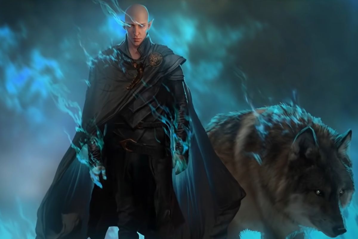 Обложка: промо-арт Dragon Age: Dreadwolf