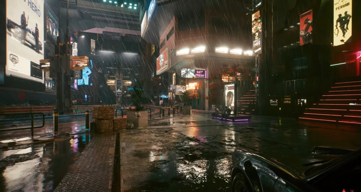 Игроки сравнили графику в Cyberpunk 2077 в режиме рейтрейсинга и Overdrive