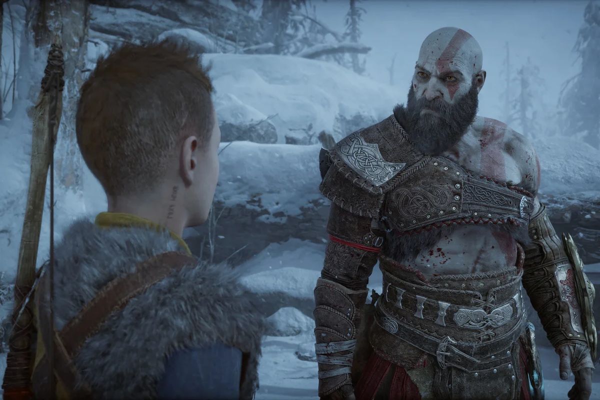 Обложка: скриншот God of War Ragnarok