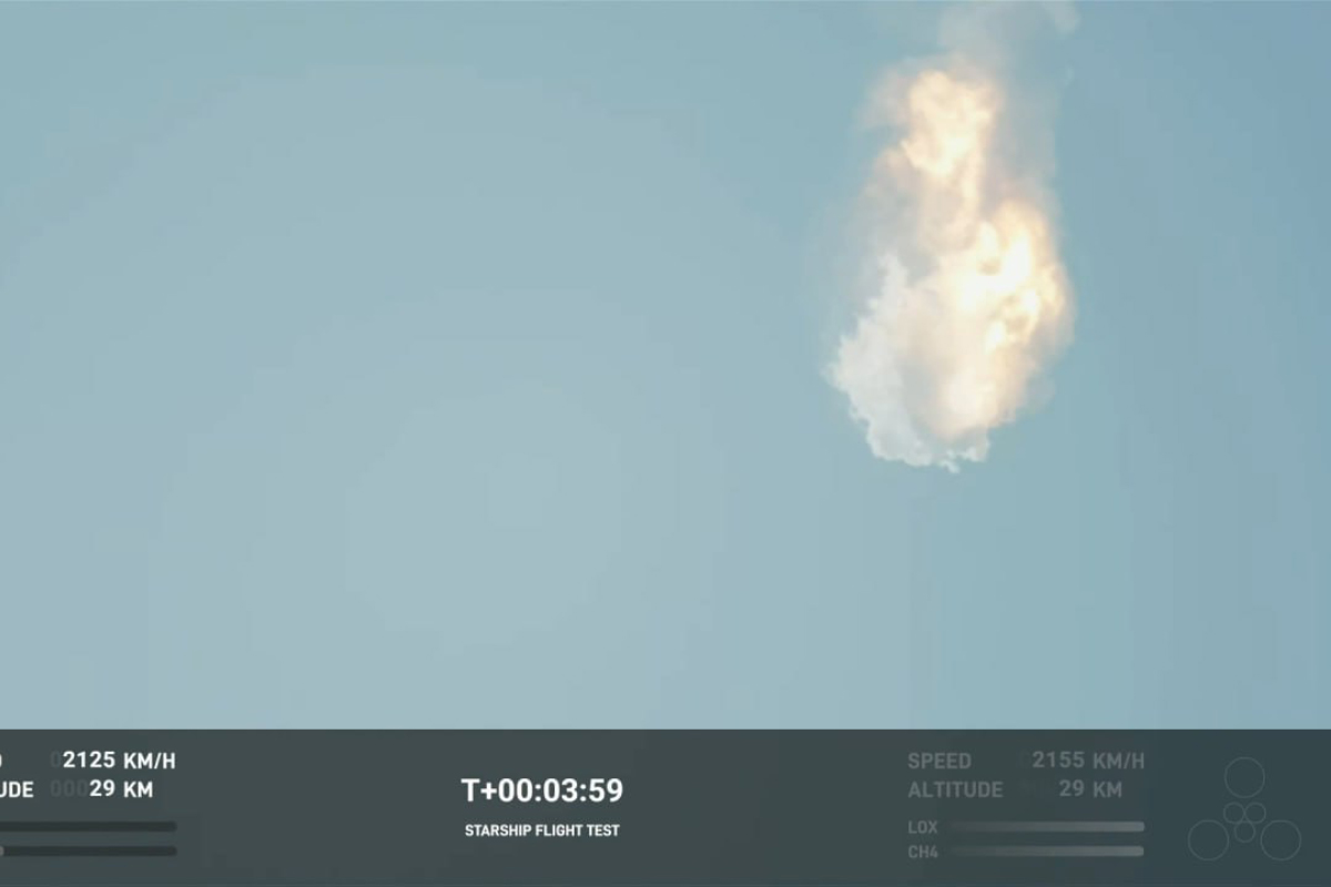 Сверхтяжёлая ракета Starship от SpaceX взорвалась в воздухе после взлёта