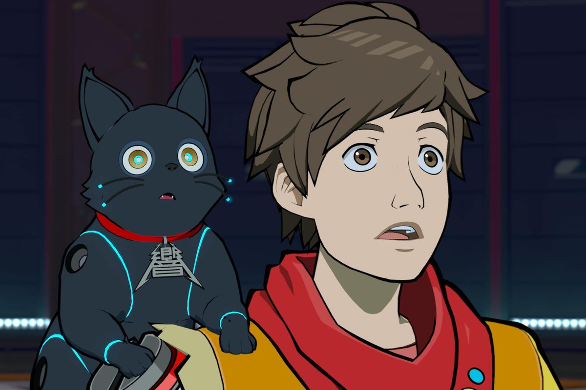 Обложка: скриншот Hi-Fi Rush