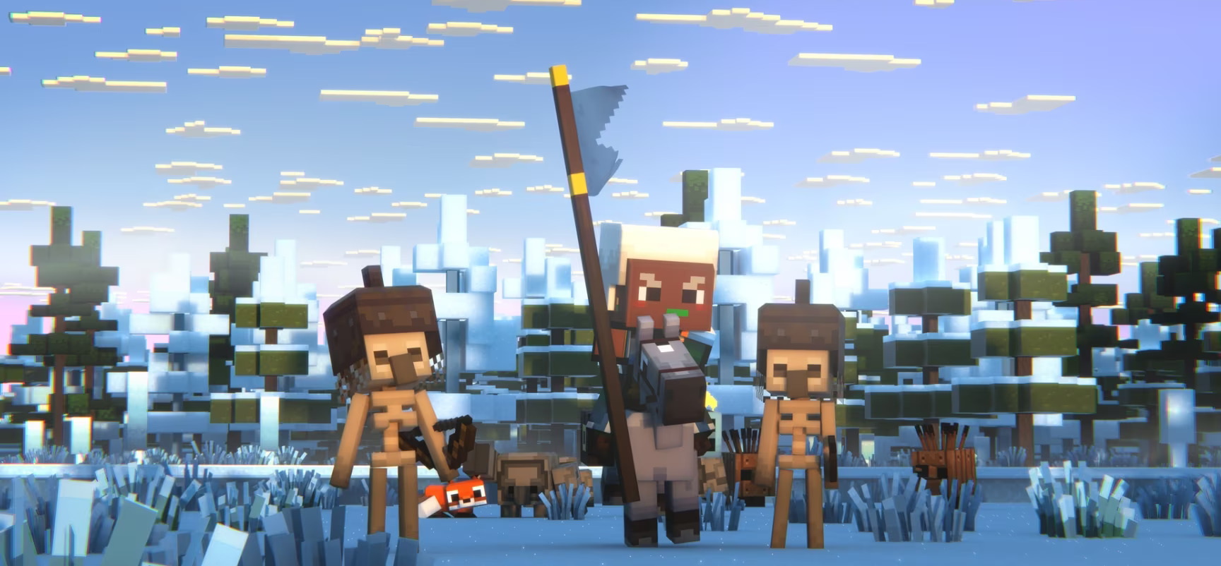 Обложка: скриншот из игры Minecraft Legends
