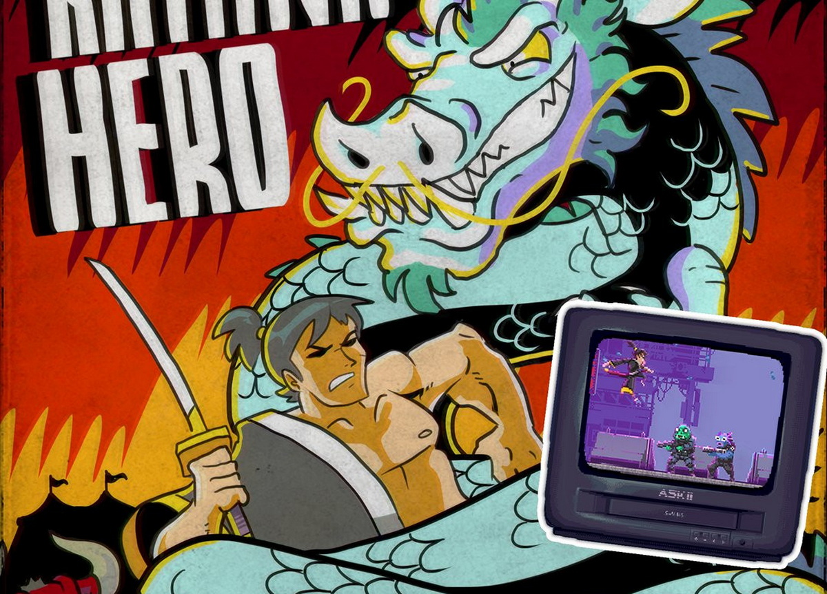 Обложка: постер обновления Katana HERO для игры Katana ZERO