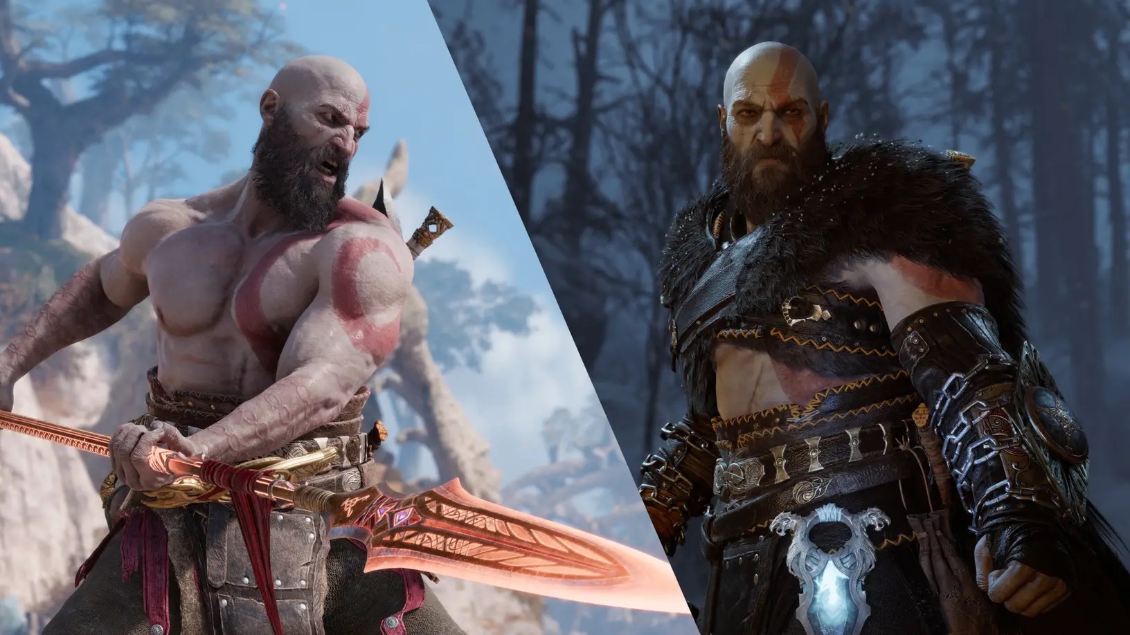 Обложка: скриншот из God of War: Ragnarok