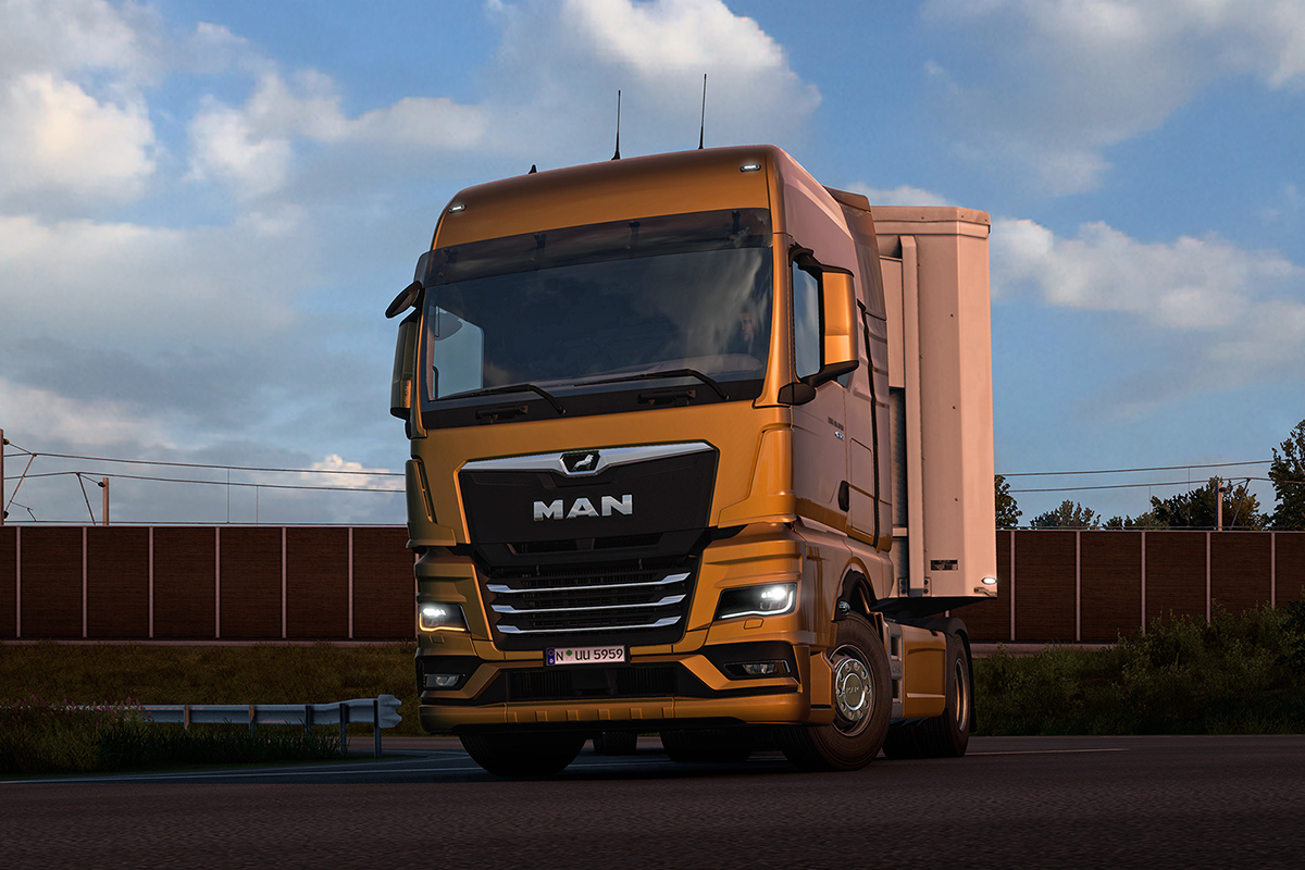 В Euro Truck Simulator 2 появился новый грузовик MAN TG3 TGX | Канобу