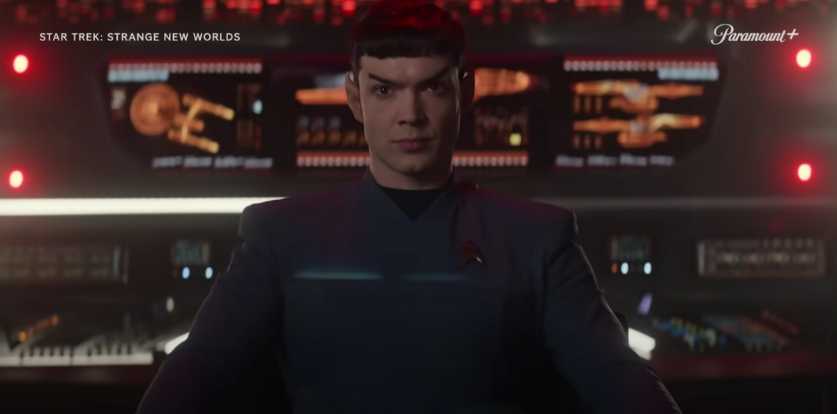 Обложка: кадр из трейлера сериала «Звёздный путь: Странные новые миры» (2022—…)