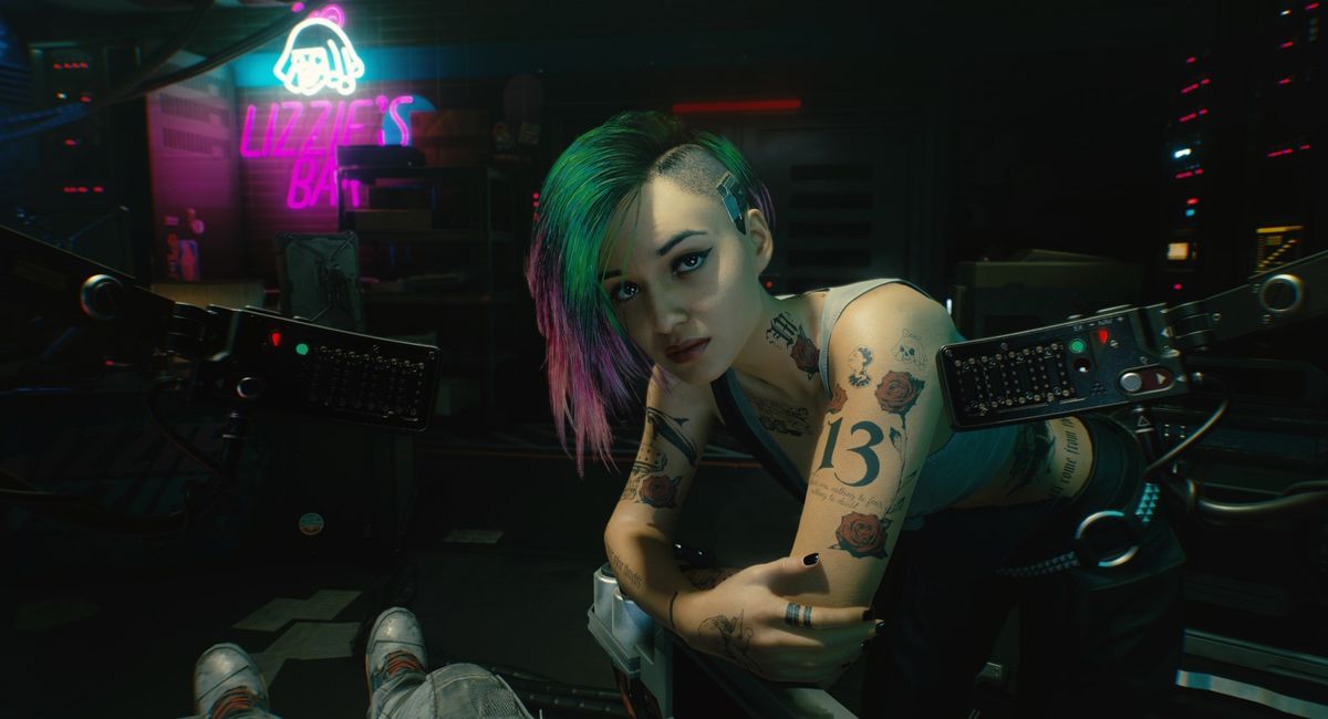 Обложка: скриншот Cyberpunk 2077﻿