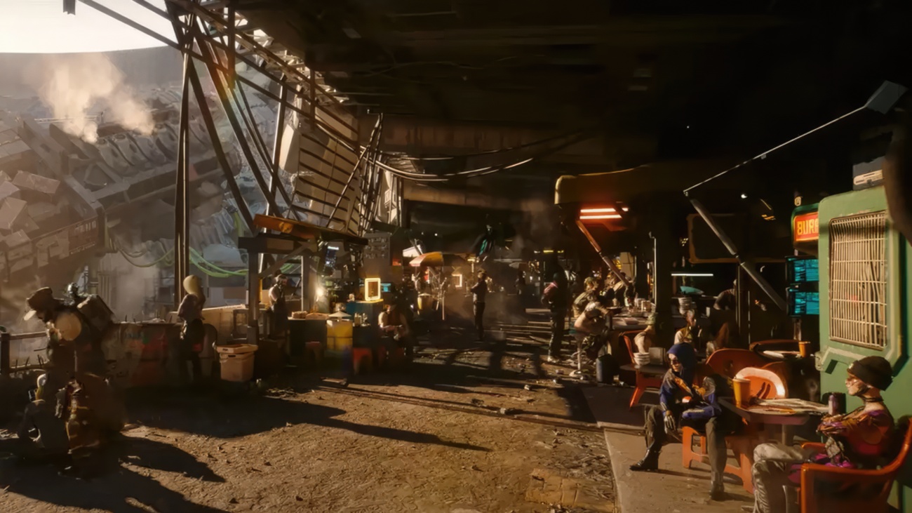 CDPR показала новое изображение Пёсьего города из Cyberpunk 2077 Phantom Liberty