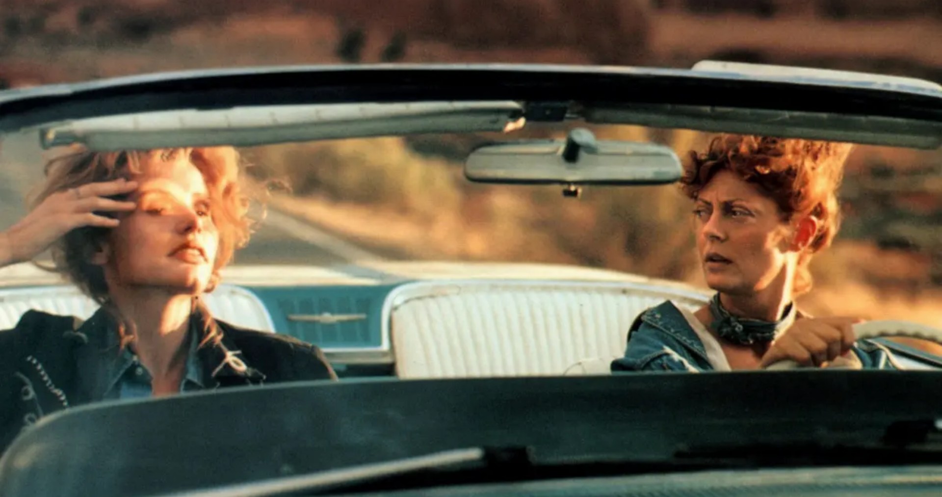 Кадр из фильма «Тельма и Луиза», 1991 год