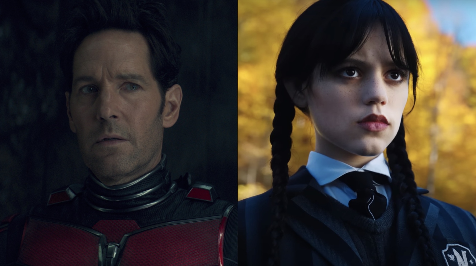 Обложка: Пол Радд и Дженна Ортега