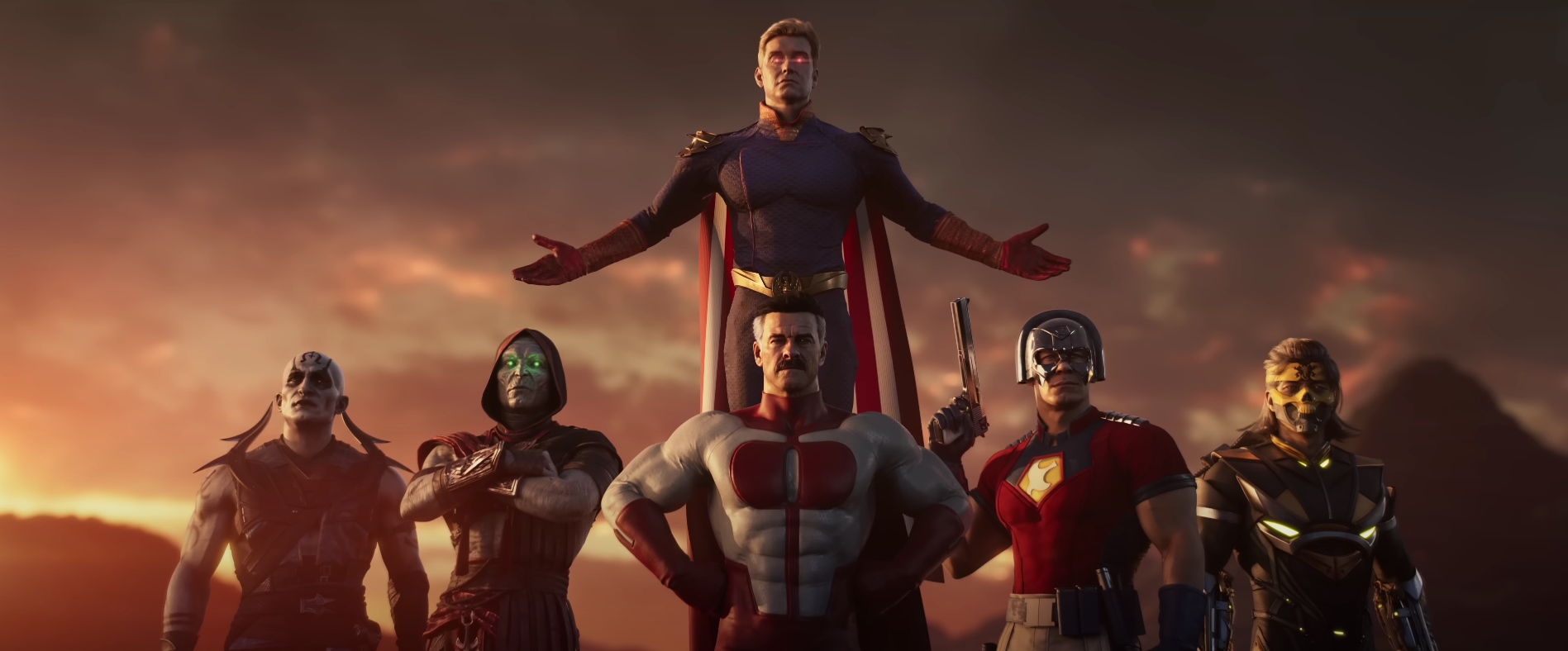 NetherRealm анонсировала появление Хоумлендера и Миротворца в Mortal Kombat 1