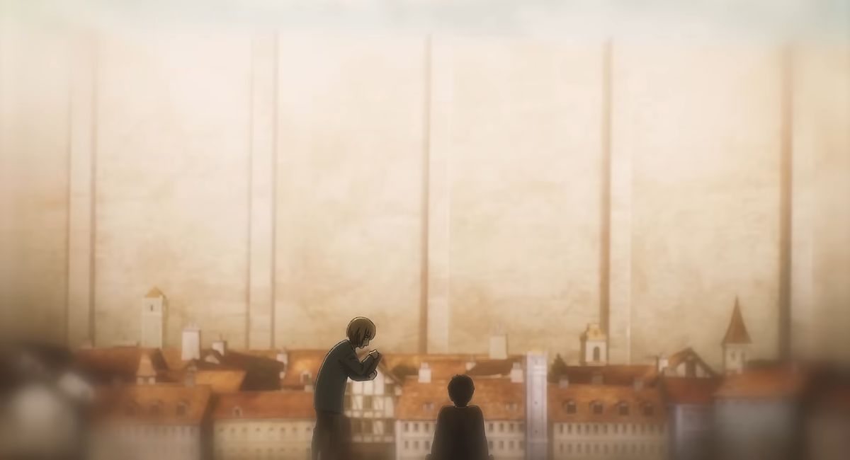 Обложка: кадр из трейлера аниме-сериала «Атака титанов»