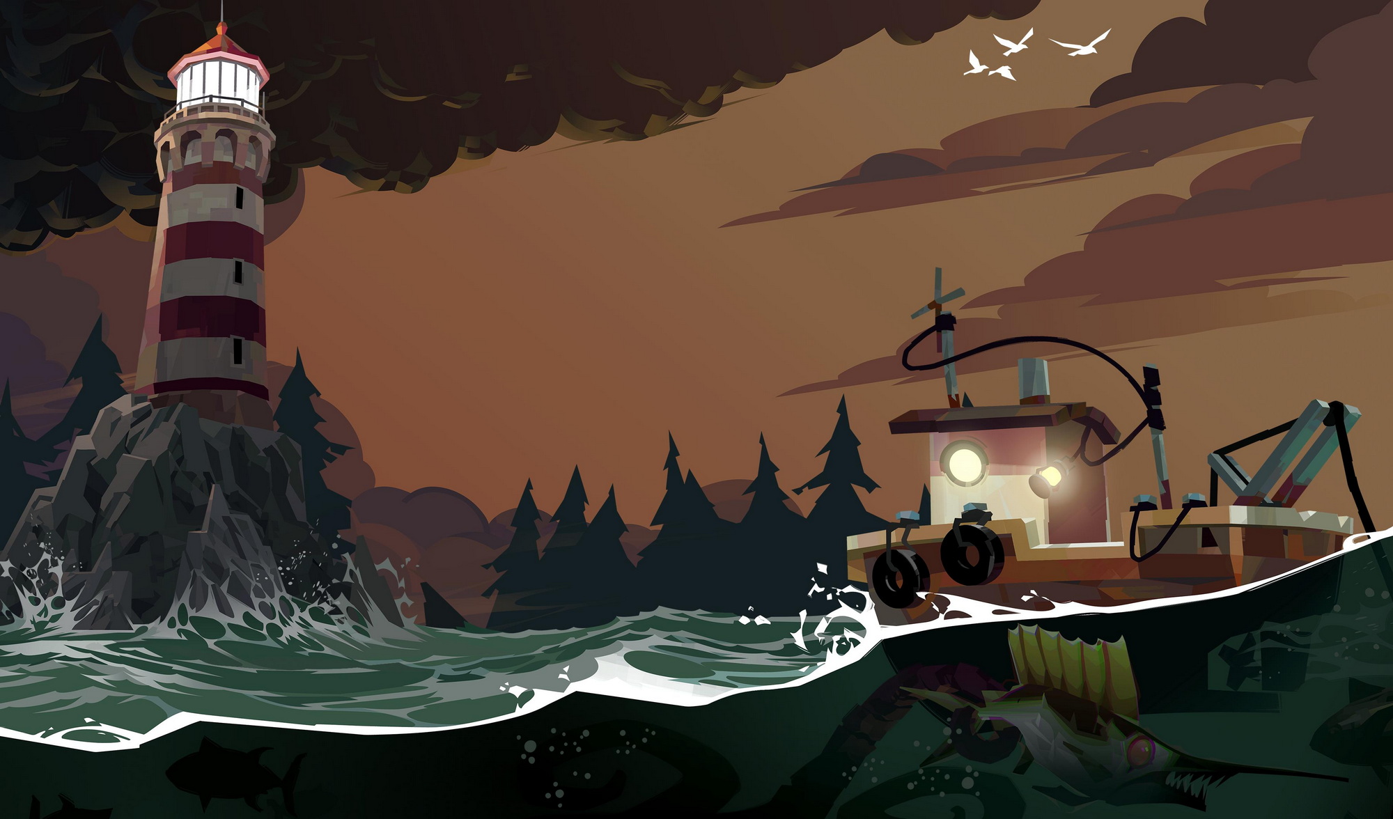 Свежий трейлер игры Dredge посвятили крупному обновлению
