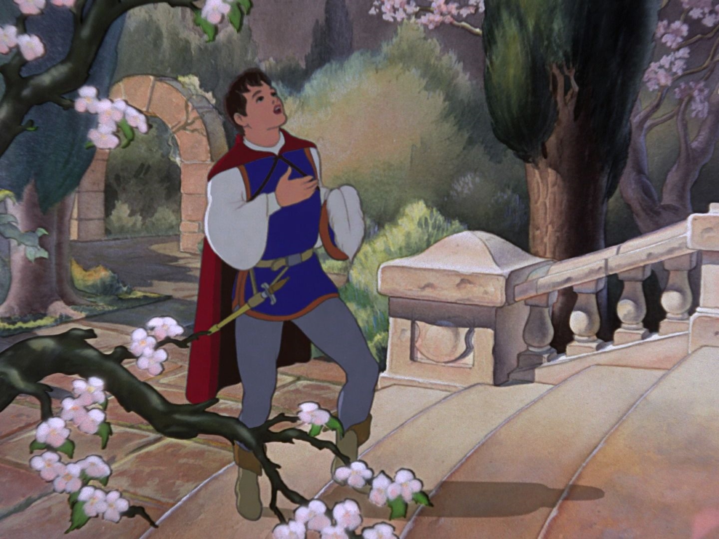 Обложка: кадр мультфильма «Белоснежка и семь гномов» (1937)