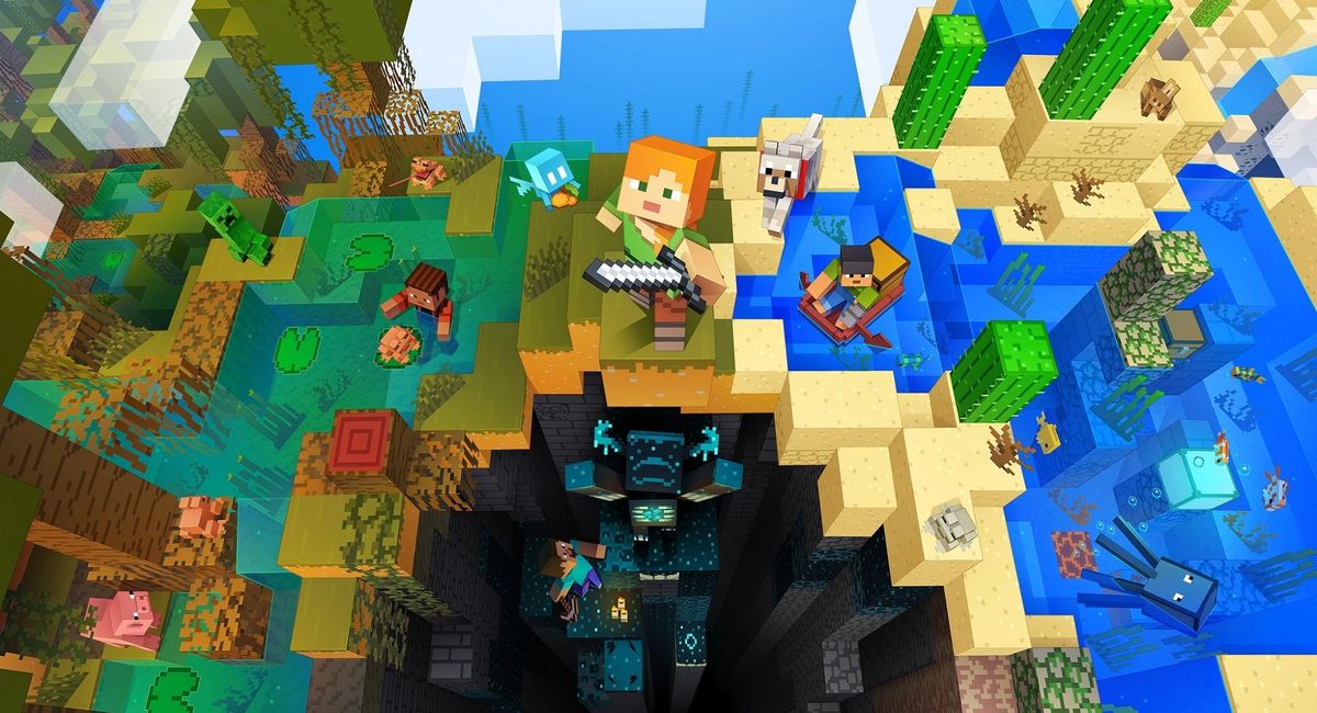 Обложка: промо-арт Minecraft