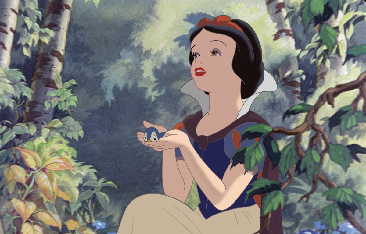 Обложка: кадр мультфильма «Белоснежка и семь гномов» (1937)