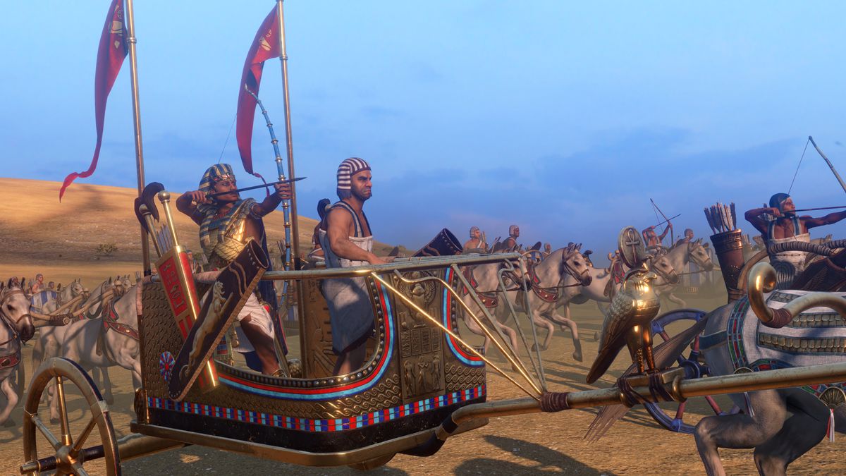 Обложка: скриншот из Total War: Pharaoh