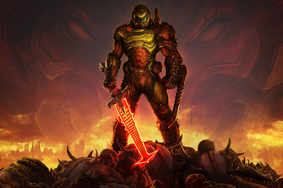 Обложка: DOOM Eternal