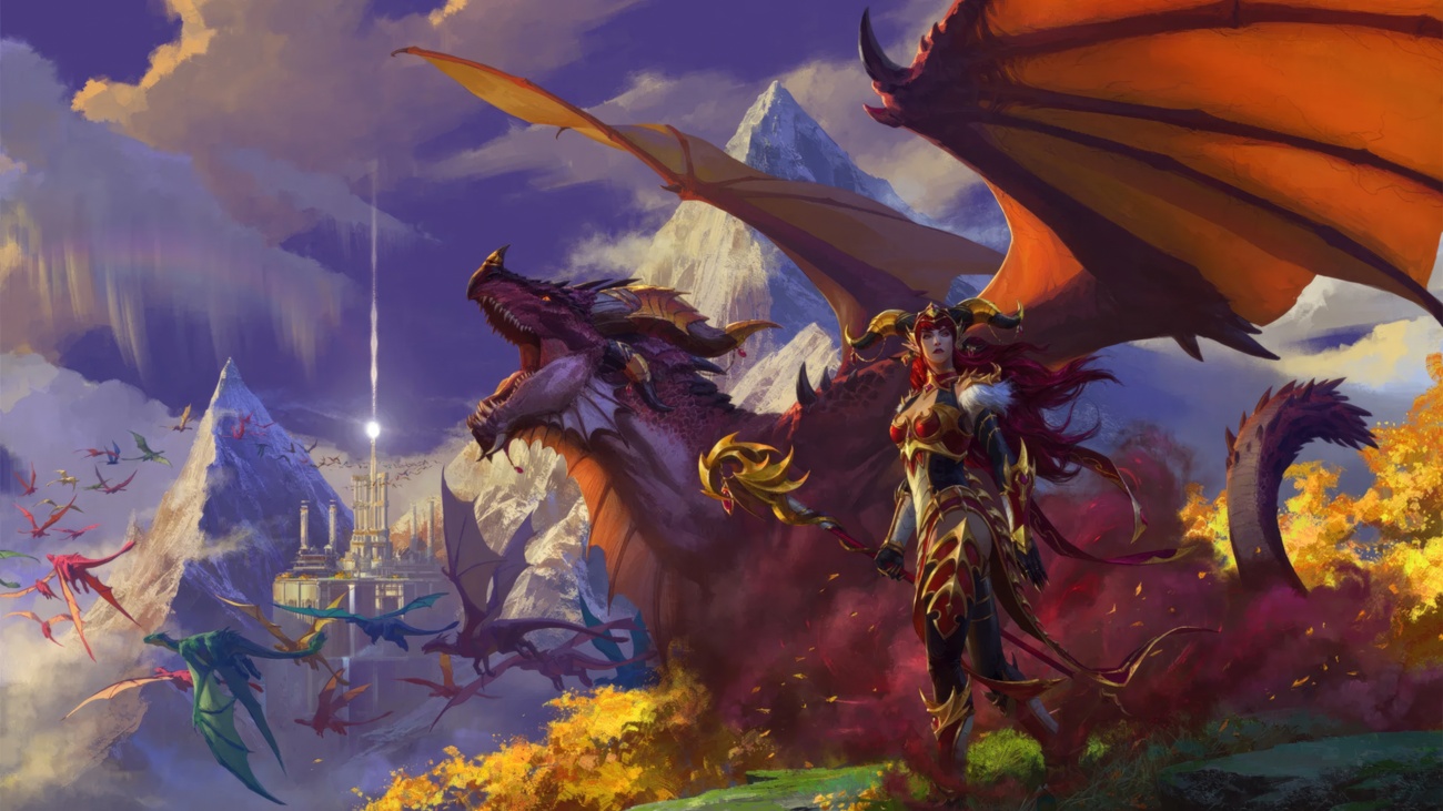 Обложка: арт из игры World of Wacraft: Dragonflight