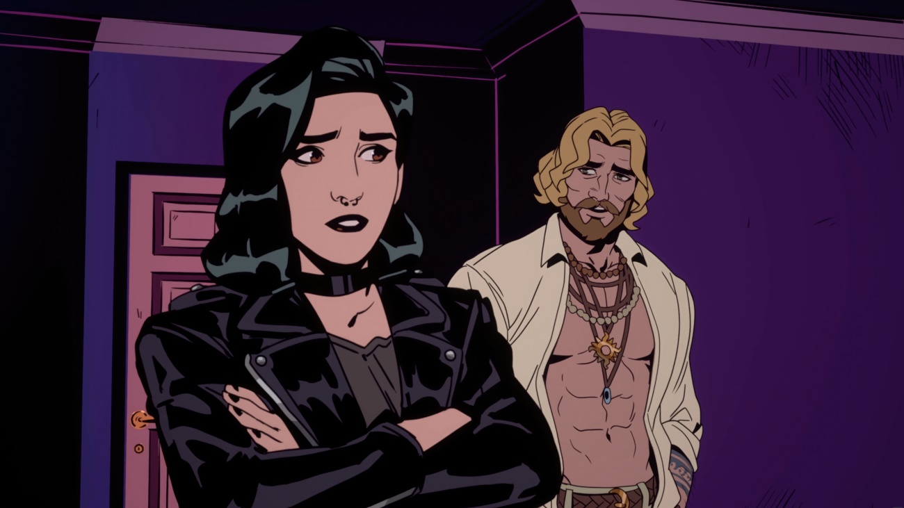 Обложка: скриншот из игры Stray Gods: The Roleplaying Musical