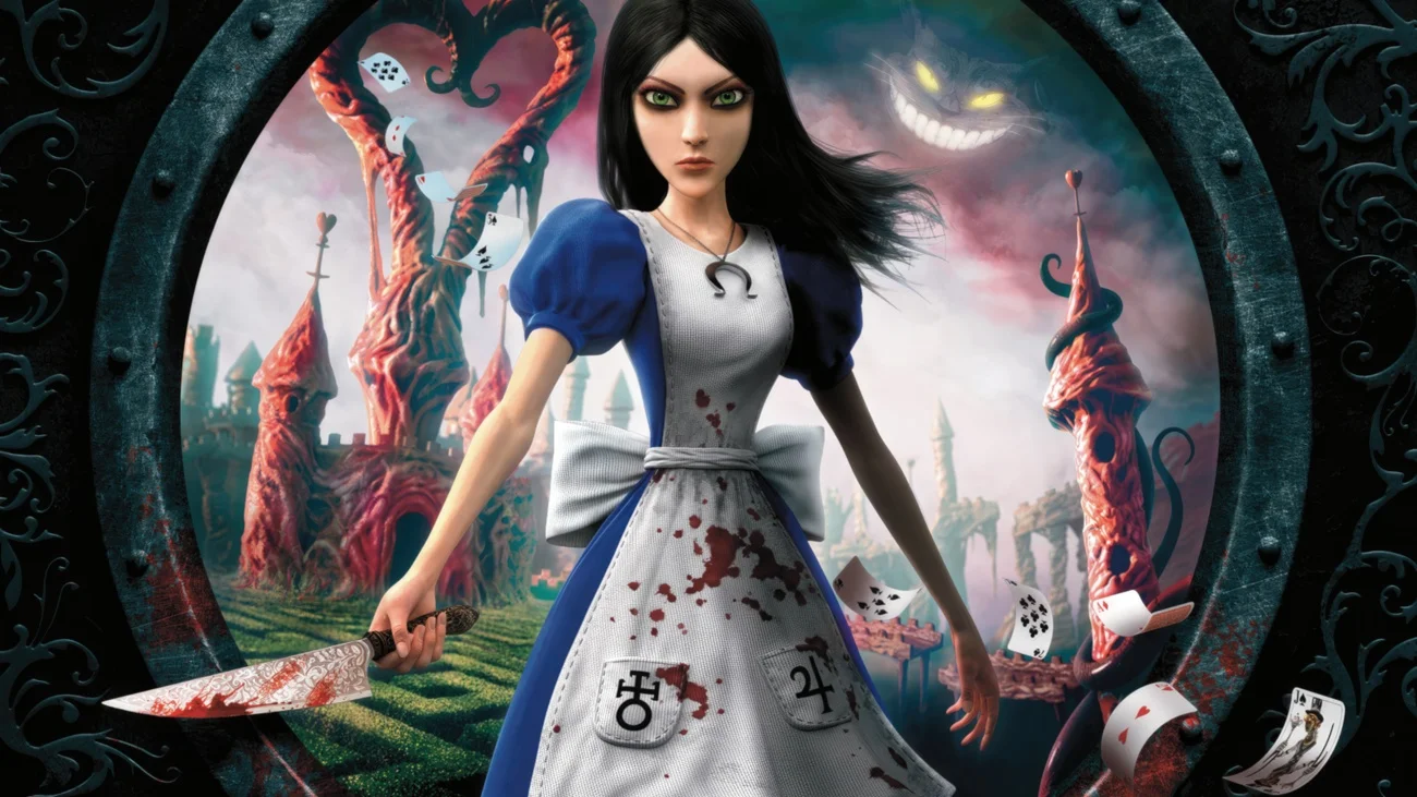 Обложка: арт игры American McGee's Alice