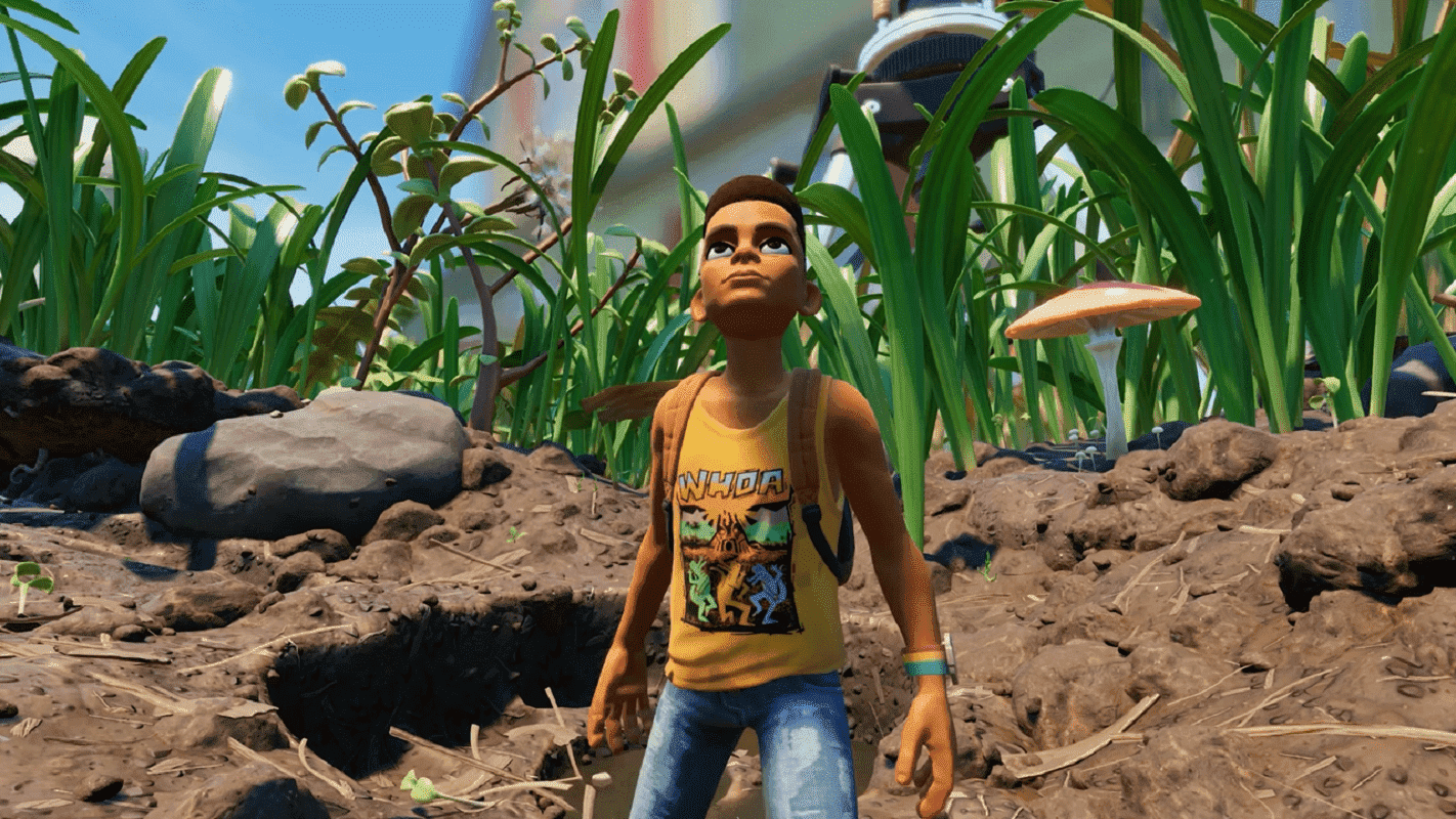 Обложка: скриншот игры Grounded