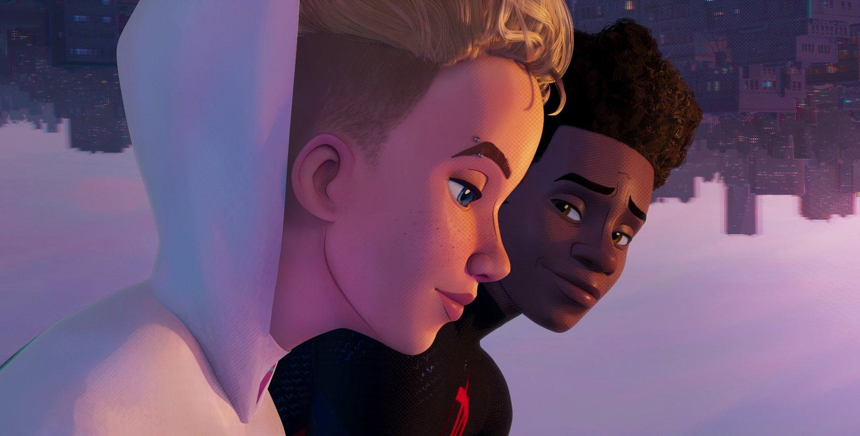 Обложка: кадр анимационного фильма «Человек-паук: Паутина вселенных» (2023)