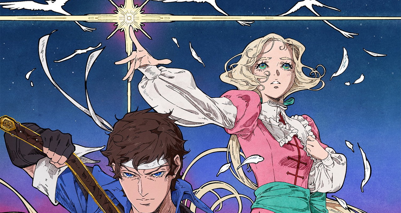 Обложка: постер аниме-сериала «Кастлвания: Ноктюрн»