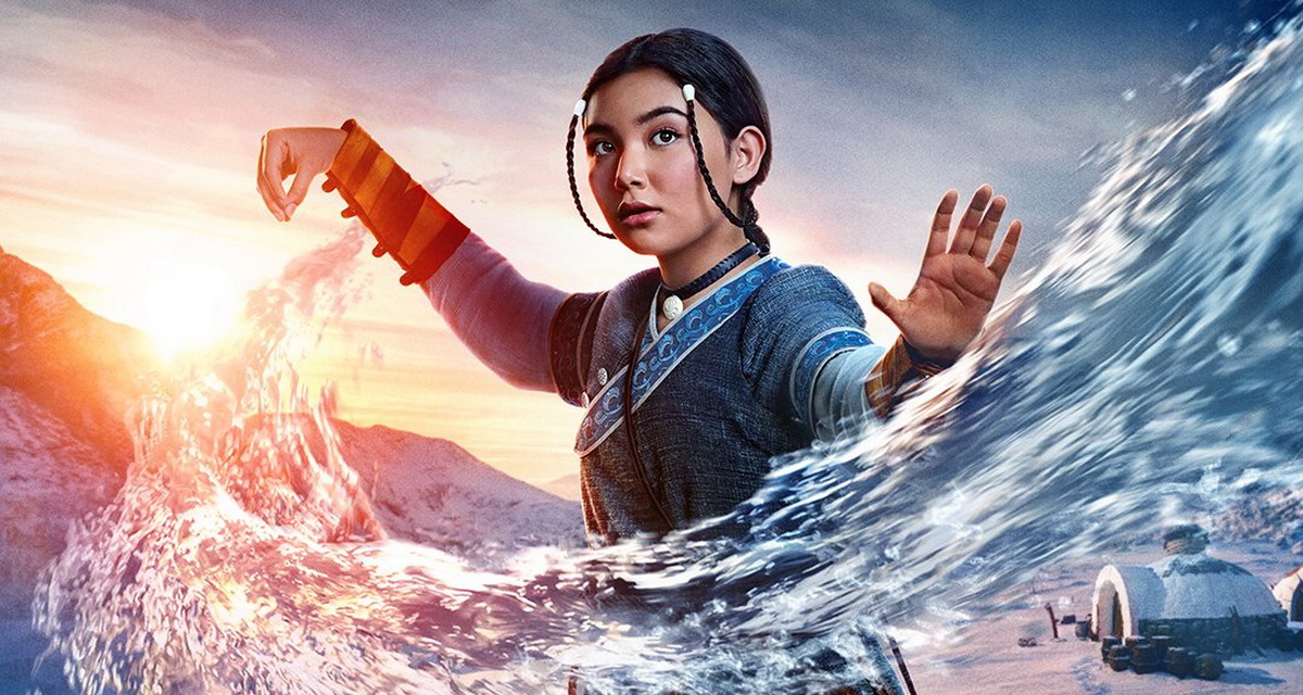 Обложка: постер сериала «Аватар: Легенда об Аанге»