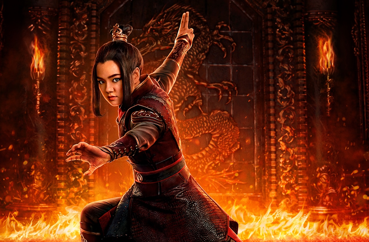 Обложка: постер сериала «Аватар: Легенда об Аанге» (2024—…)