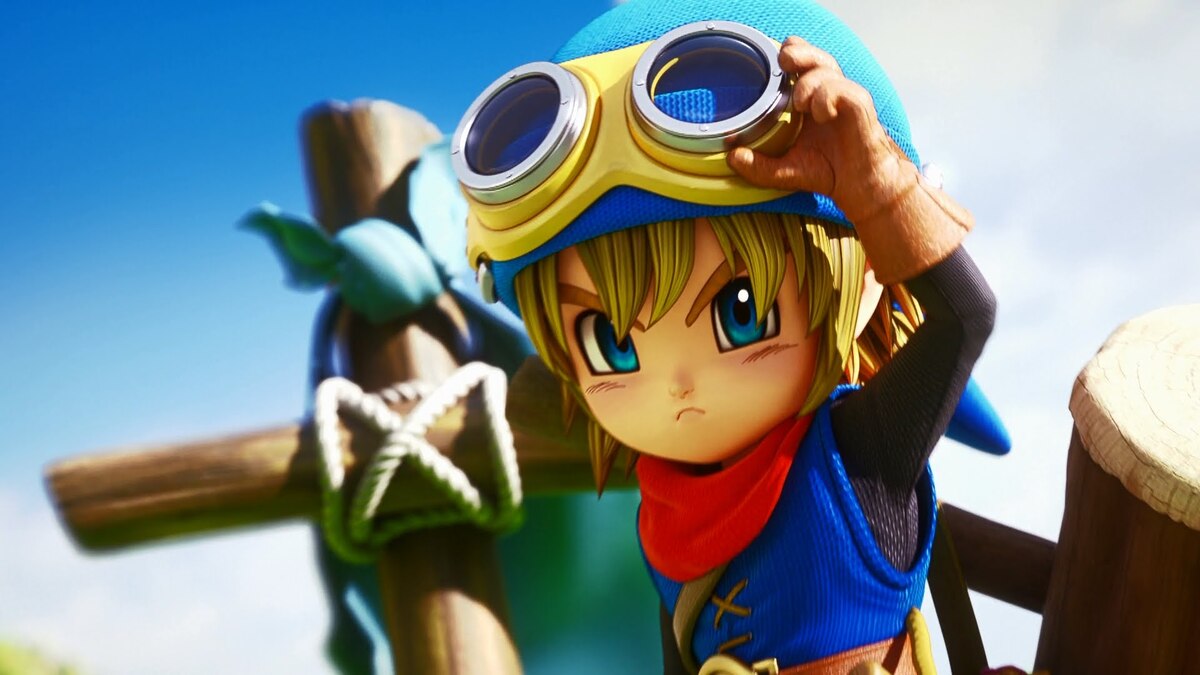 Обложка: постер игры Dragon Quest Builders