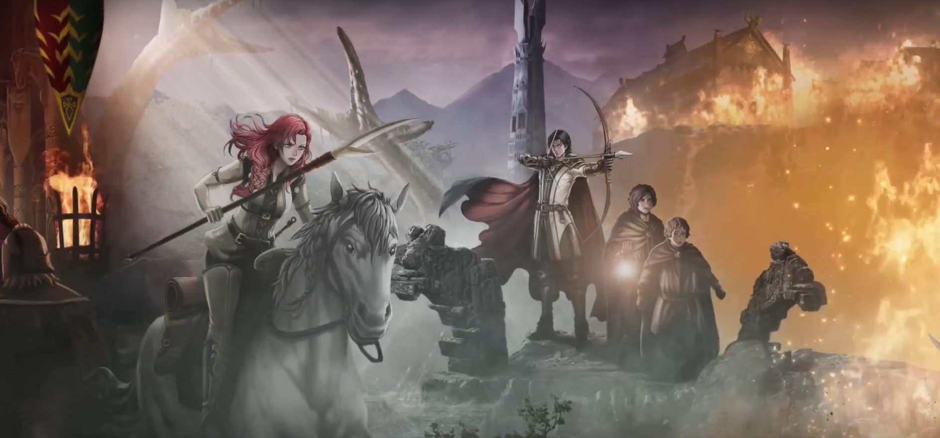 Обложка: «Властелин колец: Война рохирримов»