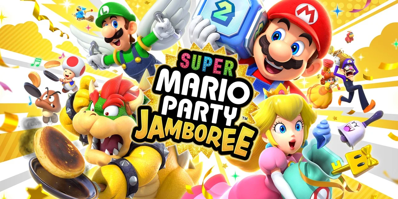 Обложка: постер игры Super Mario Party Jamboree