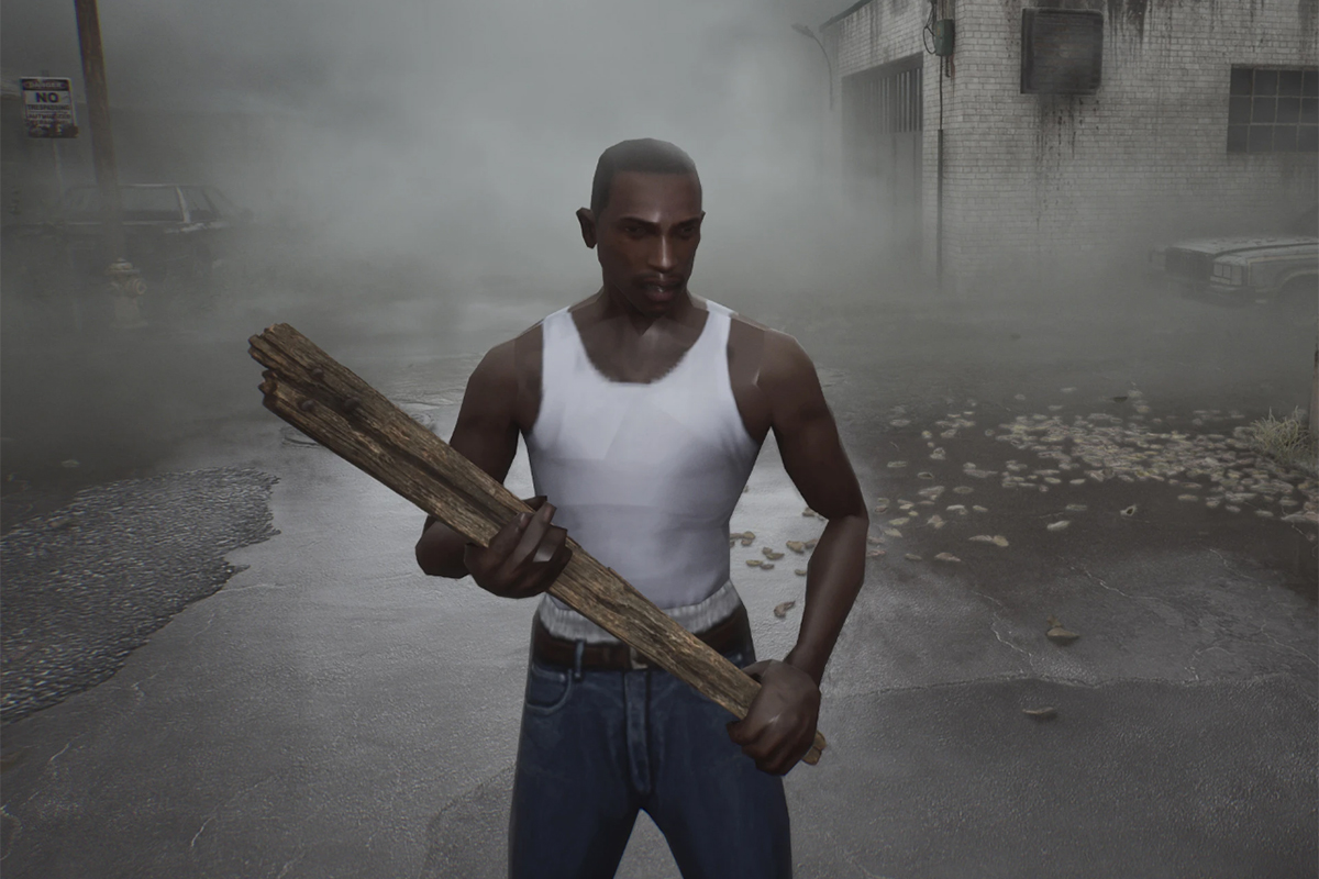 В ремейке Silent Hill 2 уже заменили героя на Си-Джея из GTA: San Andreas и убрали туман