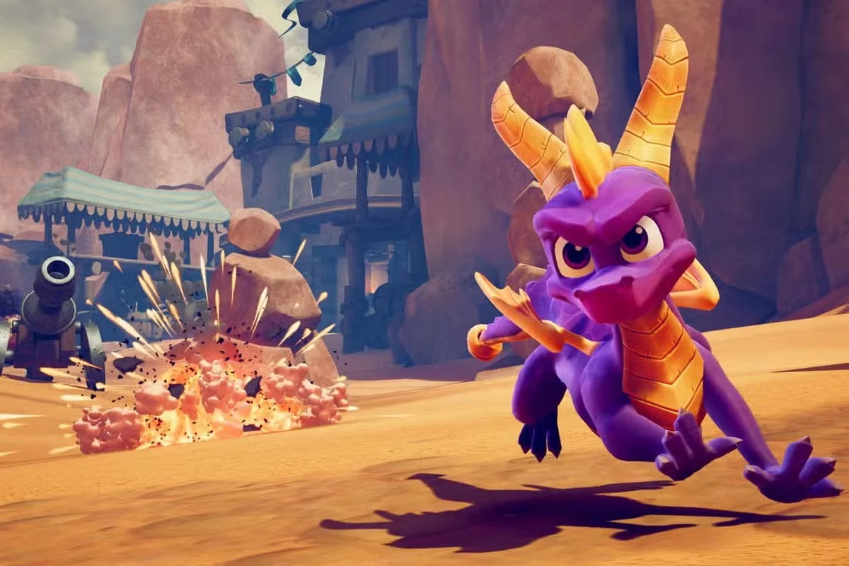 Обложка: скриншот игры ​Spyro Reignited Trilogy