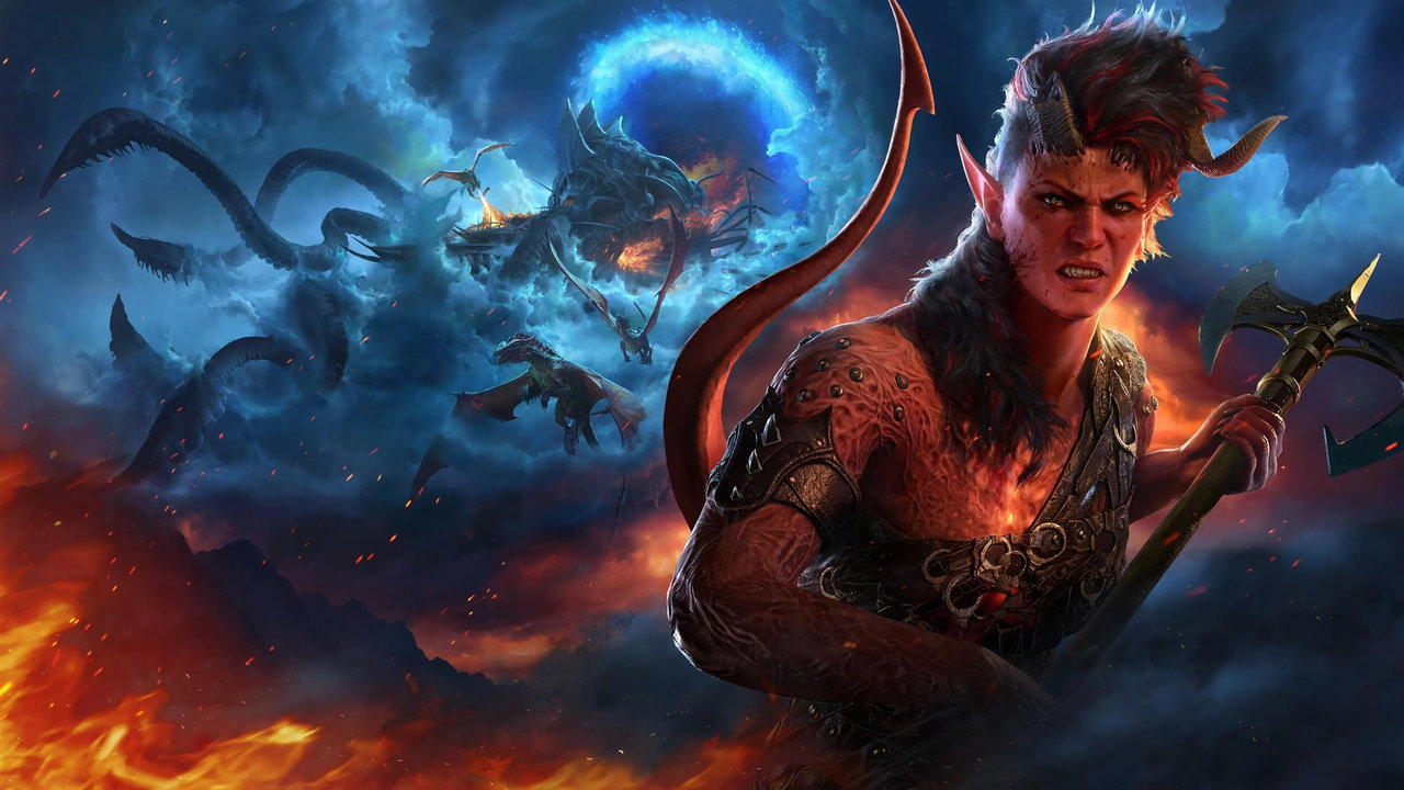 Обложка: постер игры Baldur's Gate III﻿