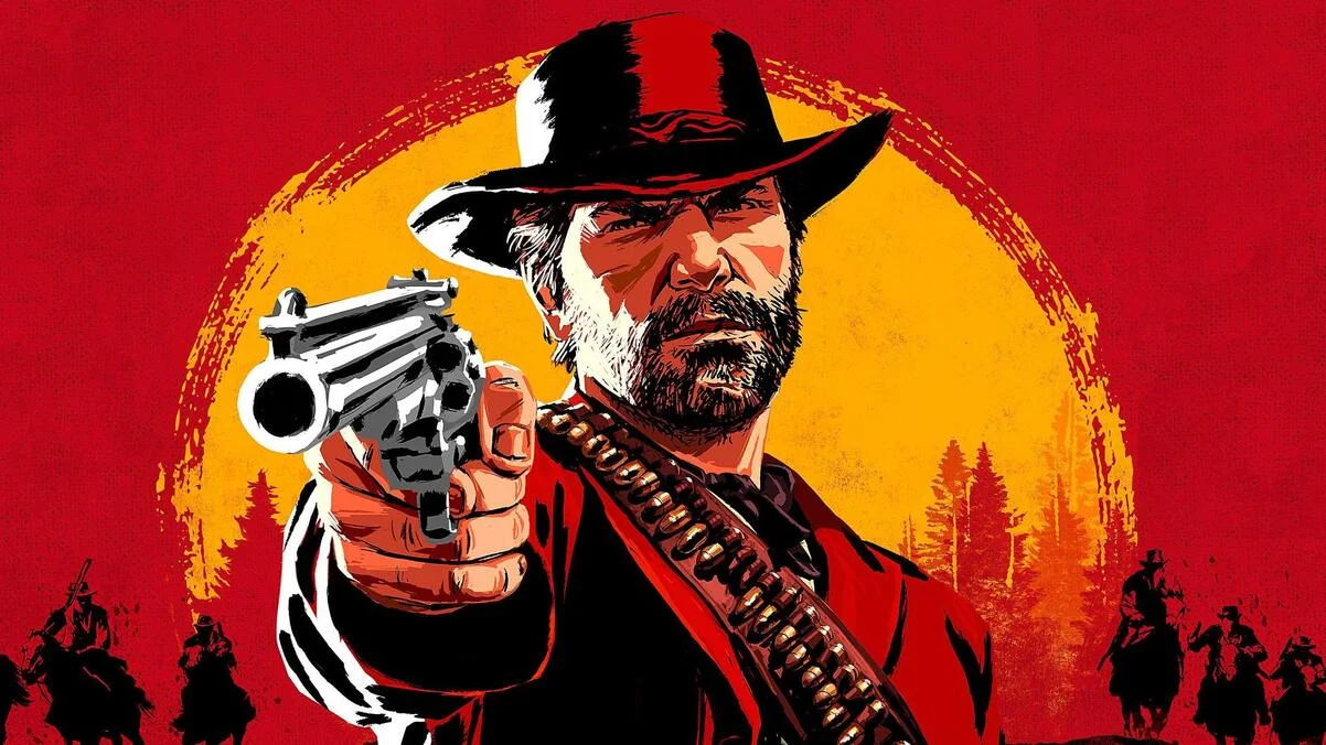 Обложка: постер игры Red Dead Redemption 2